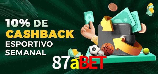 10% de bônus de cashback na 87abet